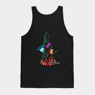 Thistle and bagpipes - Scotland Tank Top